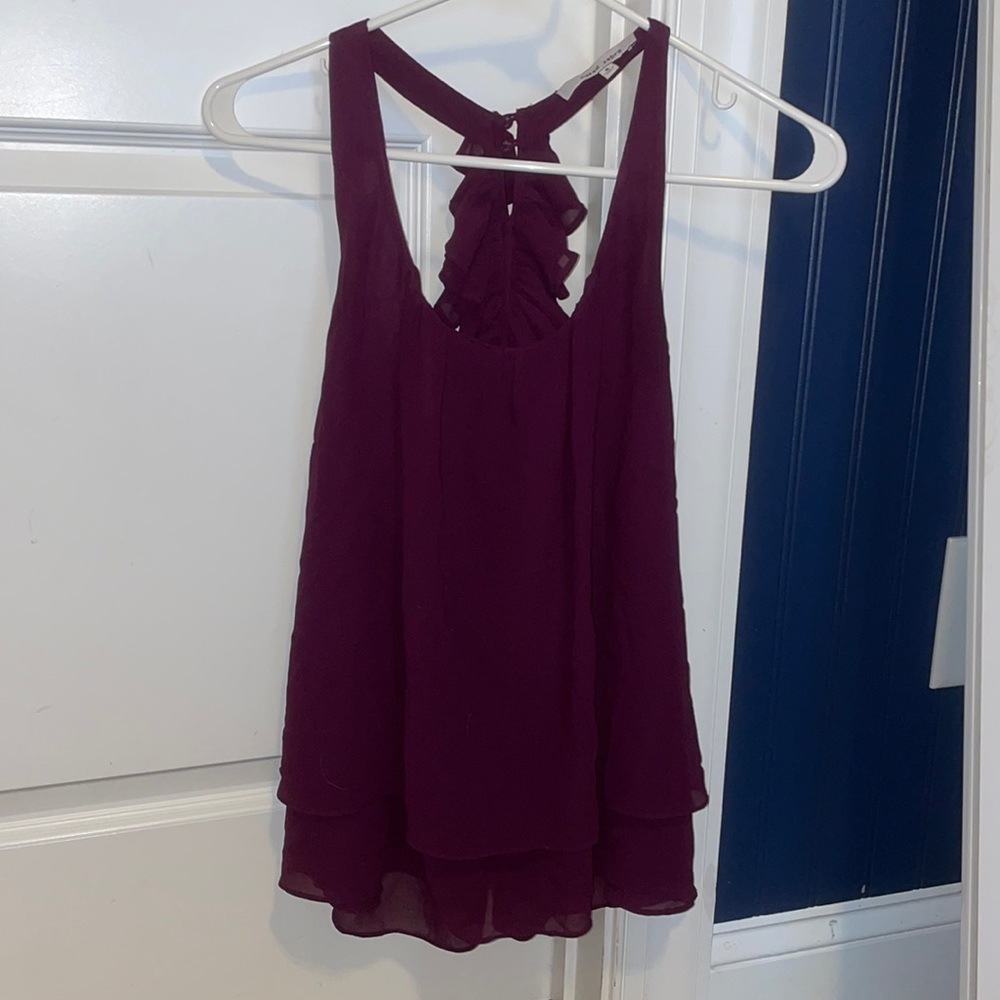 Naked Zebra Ruffled Boutique Tank